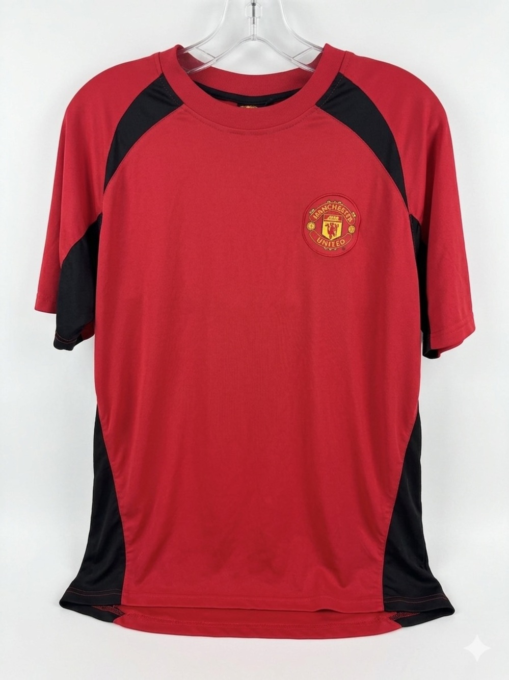 Manchester United Red & Black Short-Sleeve Soccer Jersey
